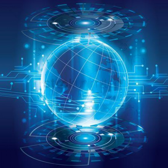 Circuit Board Globe Design 1947174